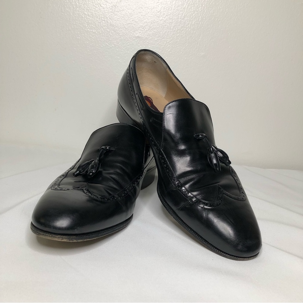 Kushins Women’s Italian Loafers Size 8.5 Black